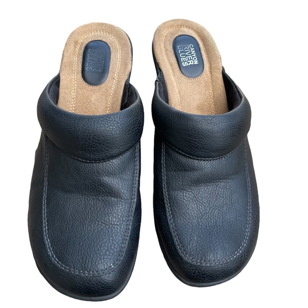 Canyon River Blues Black Leather Upper Mule Size: 9.5‎